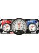 Quickcar Racing Products Gauge Panel Assembly Oil Pressure / Tachomet