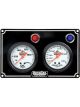 Quickcar Racing Products Gauge Panel Assembly Oil Pressure / Oil Temp