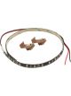 Quickcar Racing Products Light Strip LED 18 in Long Connectors Red Uni