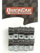 Quickcar Racing Products Line Clamp Adel 0.375 in ID Rubber Lining Ste