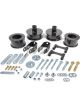 Rough Country Suspension Lift Kit 2-1/2 in Lift Brackets / Bushings / Har