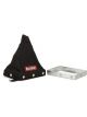 Racequip/Safequip Shifter Boot 7-1/2 x 5-1/2 in Base 9 in Tall Aluminu