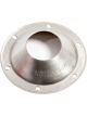 Supertrapp Muffler End Cap Open 4 in Diameter Stainless Natural