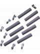 Taylor/Vertex Boot / Terminal Kit Spark Plug 8 mm Gray Straight Set of 8