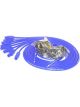 Taylor/Vertex Spark Plug Wire Set Pro Wire Solid Core 8 mm Blue Straigh