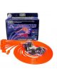 Taylor/Vertex Spark Plug Wire Set Spiro-Pro Spiral Core 8 mm Hot Orange
