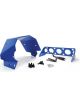 TCI Automatic Transmission Shield SFI 4.1 Aluminum Blue Powder Coat Po