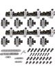 T&D Machine Rocker Arm Shaft Mount 1.70 Ratio Full Roller Alumin