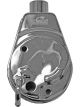 Tuff-Stuff Power Steering Reservoir Bolt-On Steel Chrome GM Saginaw Pum