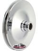 Tuff-Stuff Power Steering Pulley V-Belt 1 Groove Press-On Steel Chrome
