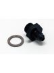 Tilton Fitting Adapter Straight 6 AN Male to 4 AN Male Aluminum Black