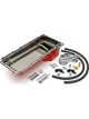 Trans-Dapt Engine Oil Pan Kit Fabricated Rear Sump 5 qt 6 in Deep Double  (177)