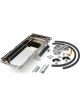 Trans-Dapt Engine Oil Pan Kit Stamped Rear Sump 7 qt 6 in Deep Double Fil (185)