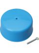 Trans-Dapt Carburettor Cover Thumbscrew Included Plastic Blue 5-1/8