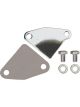 Trans-Dapt EGR Blockoff Plate Gasket / Hardware Included Steel Chrome Small