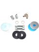 Trans-Dapt Locking Hood Pin Keys / Locks / Pins / Scuff Plates Steel Chrome