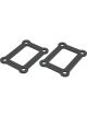 Trans-Dapt Motor Mount Shim 3/16 in Thick Steel Black Paint GM LS-Series