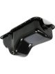 Trans-Dapt Engine Oil Pan OEM Style Rear Sump 4 qt Stock Depth Steel Bla