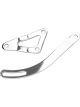Trans-Dapt Alternator Bracket Passenger Side Head Mount Steel Chrome Sma