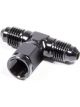 Triple X Race Components Fitting Adapter Tee 4 AN Male x 4 AN Mal