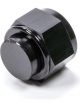 Triple X Race Components Fitting Cap 16 AN Aluminum Black Anodize