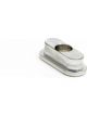 U-B Machine Control Arm Caster Slug 1/2 in ID Hole Aluminum Natural