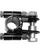 U-B Machine Shock Mount Clamp-On Steel Black Powder Coat 1 in OD Tube