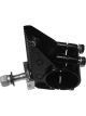 U-B Machine Panhard Bar Bracket Axle Mount Clamp-On Angled Above Cent