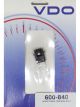 VDO Light Bulb Socket - Plastic - Black - E Type Light Bulbs - Each (600-840)