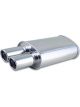 Vibrant Performance Muffler Streetpower 2-1/2 in Center Inlet Dual 3-1/2