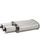 Vibrant Performance Muffler Streetpower 2-1/2 in Center Inlet Dual 3-1/2…