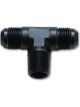 Vibrant Performance Fitting Adapter Tee 1 in NPT Male x 16 AN Male x 16