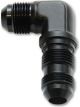 Vibrant Performance Fitting Bulkhead 90 Degree 3 AN Male to 3 AN Male A