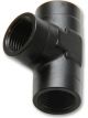 Vibrant Performance Fitting Adapter Tee 1/2 in NPT Female x 1/2 in NPT