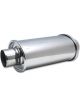 Vibrant Performance Resonator Ultra Quiet 2-1/2 in Center Inlet 2-1/2 Ce…