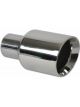 Vibrant Performance Exhaust Tip Weld-On 2-1/4 in Inlet 3-1/2 in Round Ou