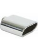 Vibrant Performance Exhaust Tip Weld-On 2-1/4 in Inlet 5-1/2 X 3 in Oval…