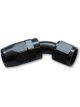 Vibrant Performance Swivel Hose End Fitting, 45; Size: -4AN Black