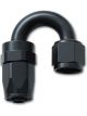 Vibrant Performance Swivel Hose End Fitting, 180; Size: -6AN Black