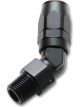 Vibrant Performance Fitting Hose End 45 Degree 10 AN Hose to 1/2 in NPT