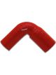 Vibrant Performance Tubing Elbow 90 Degree Reducer 2-1/2 in to 2 in Sil