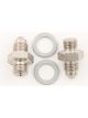 XRP-Xtreme Racing Prod. Fitting Adapter Straight 3 AN Male to 3/8-24 i