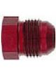 XRP-Xtreme Racing Prod. Fitting Plug 4 AN Hex Head Aluminum Red Anodize
