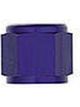 XRP-Xtreme Racing Prod. Fitting Tube Nut 8 AN 1/2 in Tube Aluminum Blu