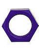 XRP-Xtreme Racing Prod. Bulkhead Fitting Nut 8 AN Aluminum Blue Anodize