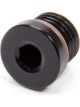 XRP-Xtreme Racing Prod. Fitting Plug 4 AN Male O-Ring Allen Head Black