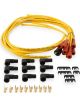 Accel Spark Plug Wire Set 7mm Straight Boot Universal Yellow SuperStock