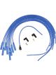 Accel Spark Plug Wire Set Super Stock Spiral Core 8 mm Blue Straight Pl