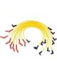 Accel Spark Plug Wire Set Super Stock Spiral Core 8 mm Yellow Factory St