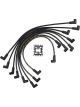 Accel Spark Plug Wire Set Super Stock Spiral Core 8 mm Black Factory St